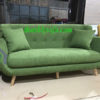 Sofa thuyền xanh rêu 1m8